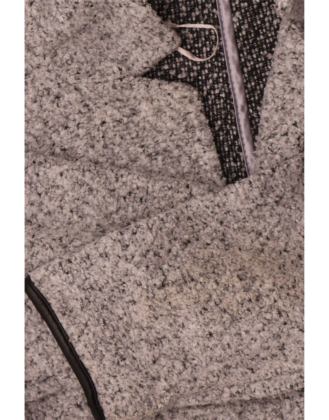Marks & Spencer Dameoverfrakke UK 8 Small Grå Flecked Polyester