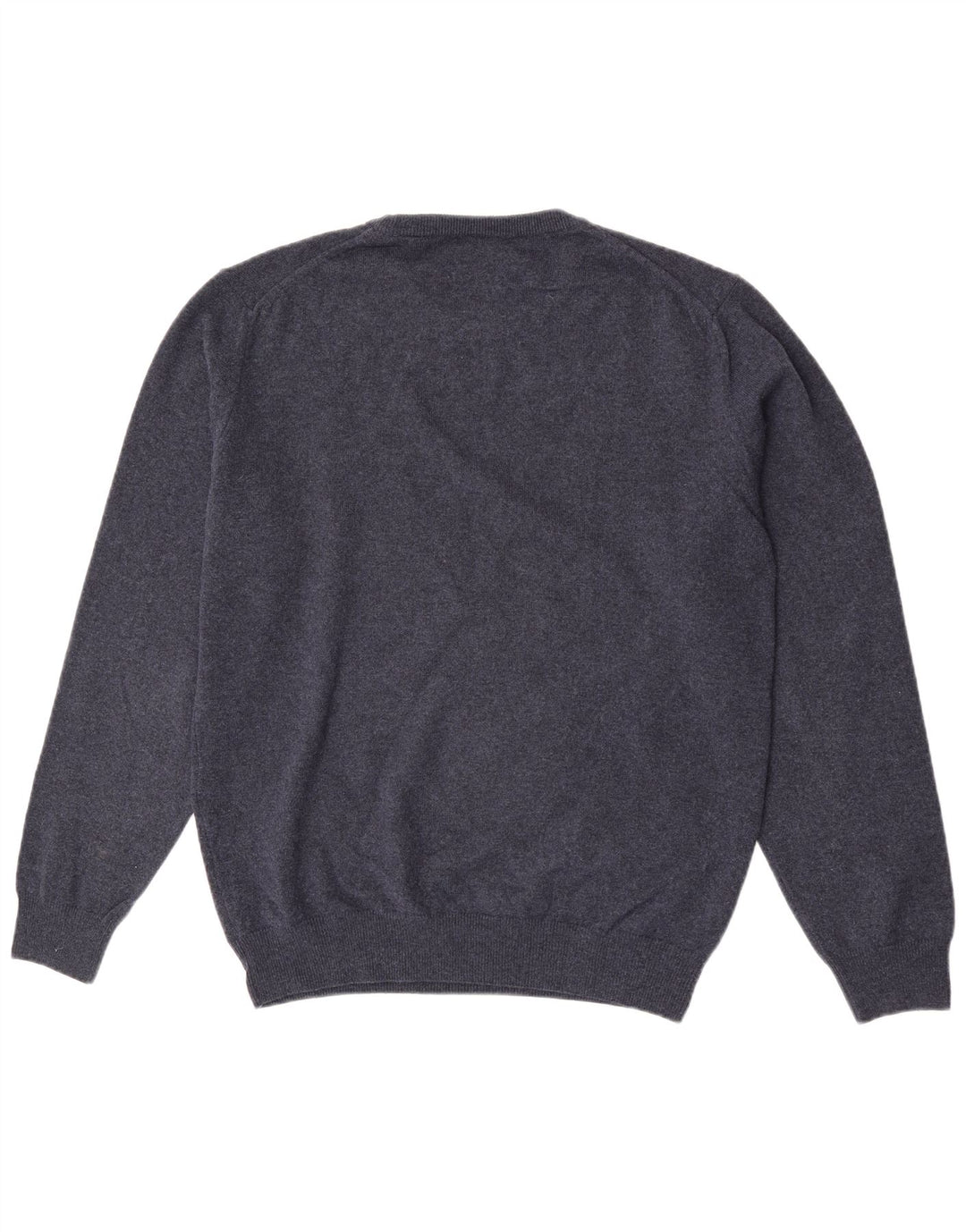 Gant Herre Crew Neck trøje Sweater Stor marineblå lammeuld