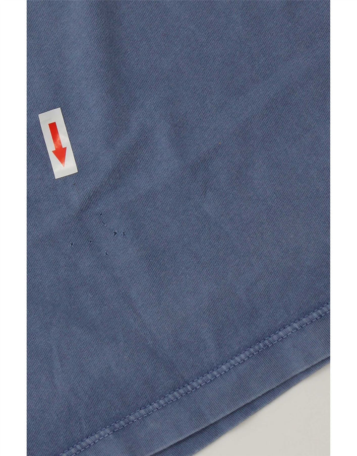 Timberland Herre Regular Fit T-shirt Top Medium Blue Bomuld