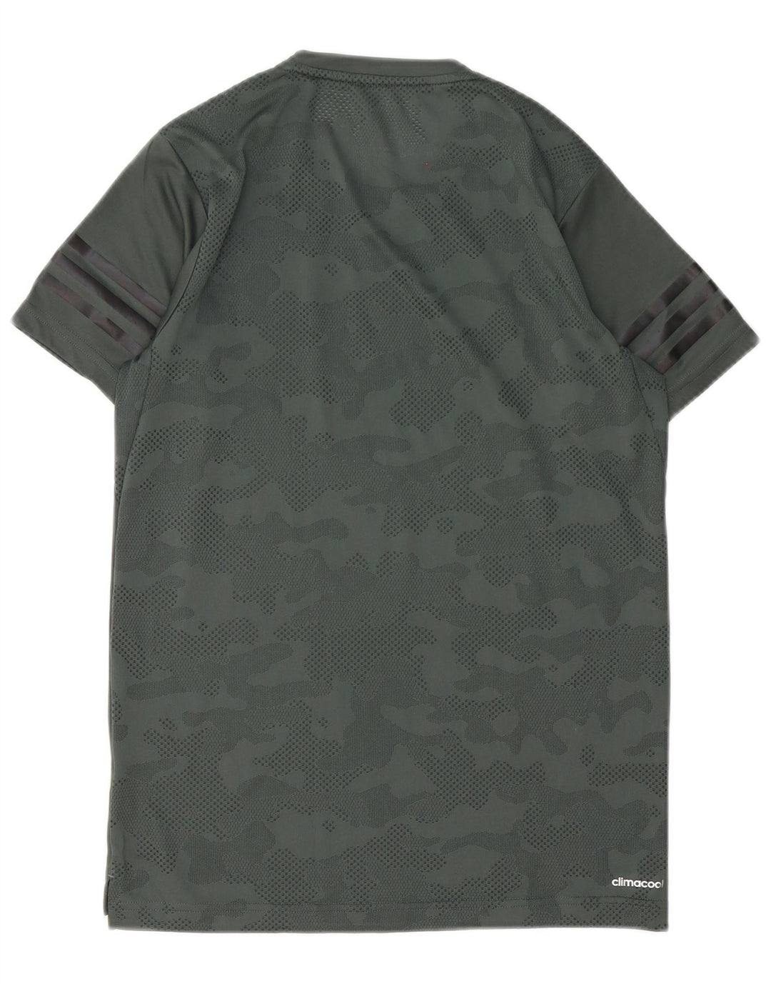 Adidas Herre Climacool T-Shirt Top XS Grøn Camouflage Polyester