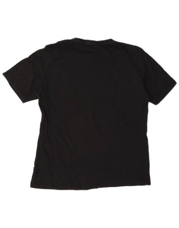 Puma Grafisk T-Shirt Top UK 12 Medium Sort