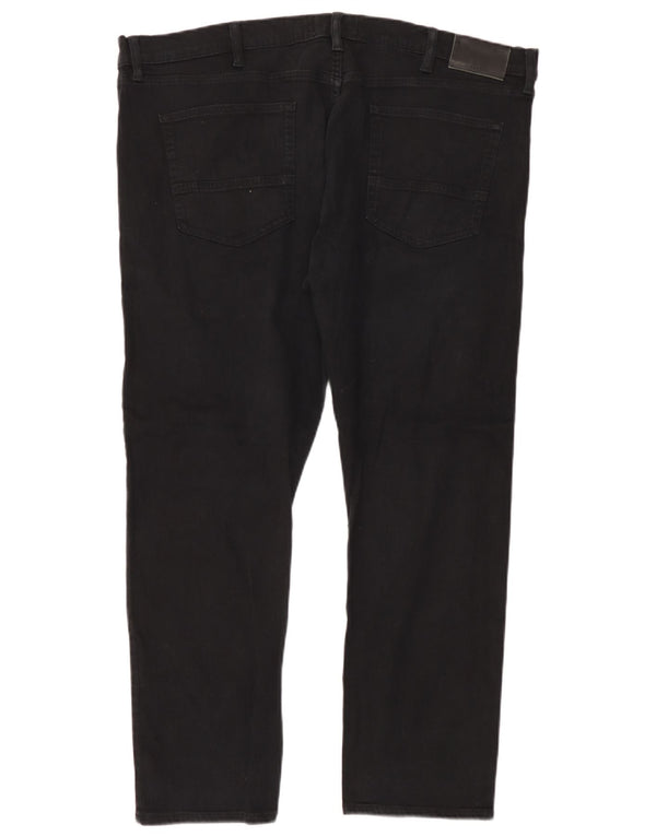 Marks & Spencer Herre Slim Jeans W42 L29 Sort Bomuld