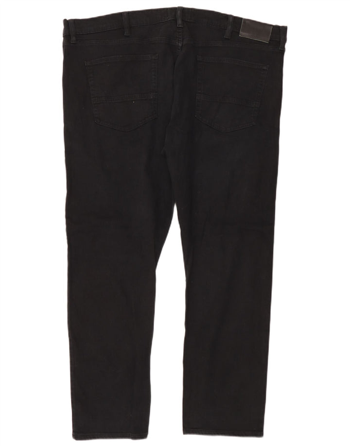 Marks & Spencer Herre Slim Jeans W42 L29 Sort Bomuld