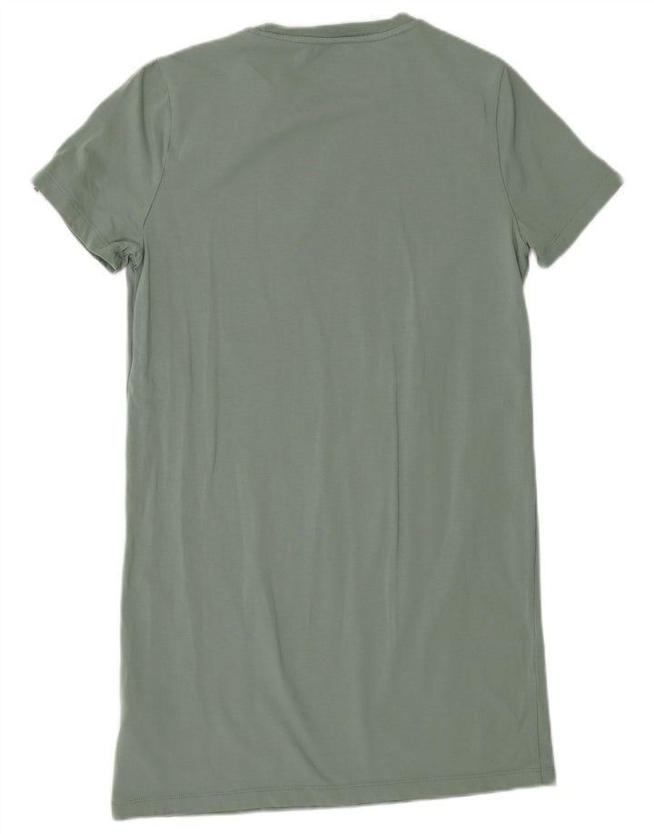 ADIDAS Piger Grafisk T-Shirt Kjole 13-14 År Khaki Bomuld