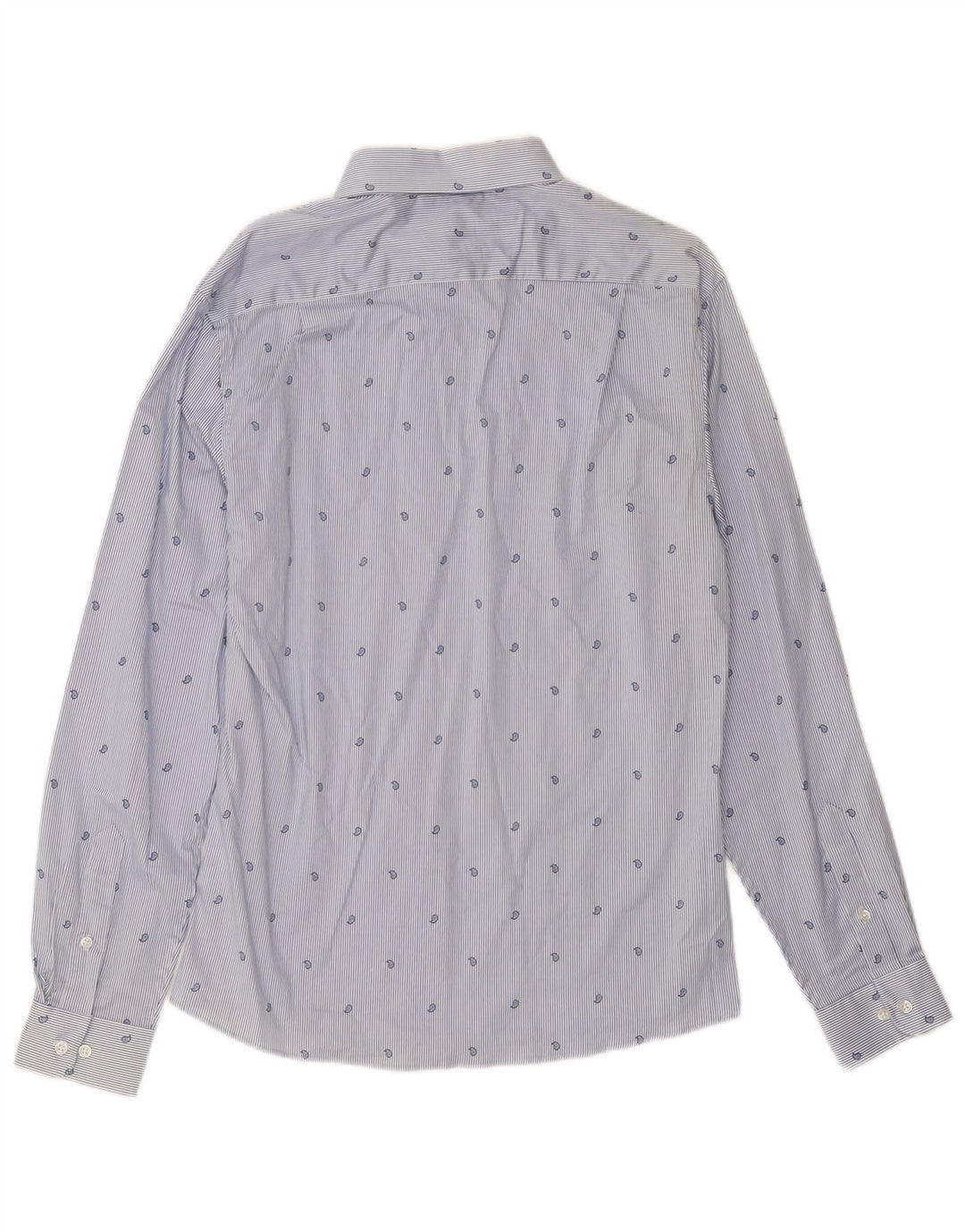 TOMMY HILFIGER Stretch-skjorte til mænd str. 15 1/2 Medium Blue Nålestribe