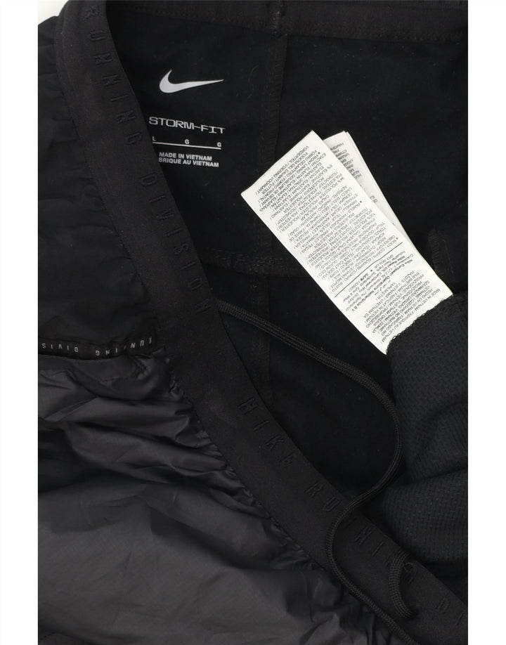 NIKE Storm-Fit træningsdragt bukser til mænd, store sorte Colourblock Polyester