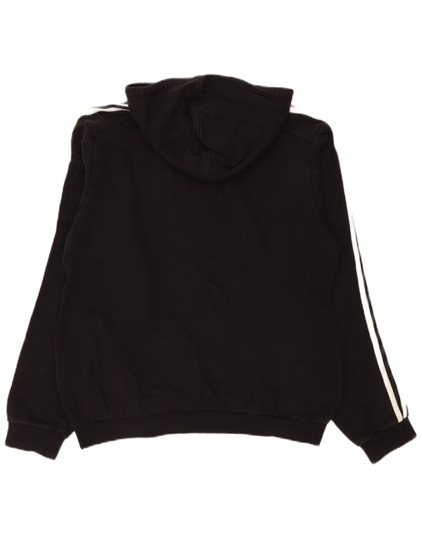 Adidas Herre hættetrøje Jumper Medium Sort Bomuld