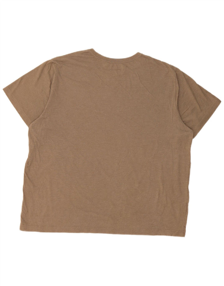 EDDIE BAUER Herre T-Shirt Top 2XL Grå Bomuld