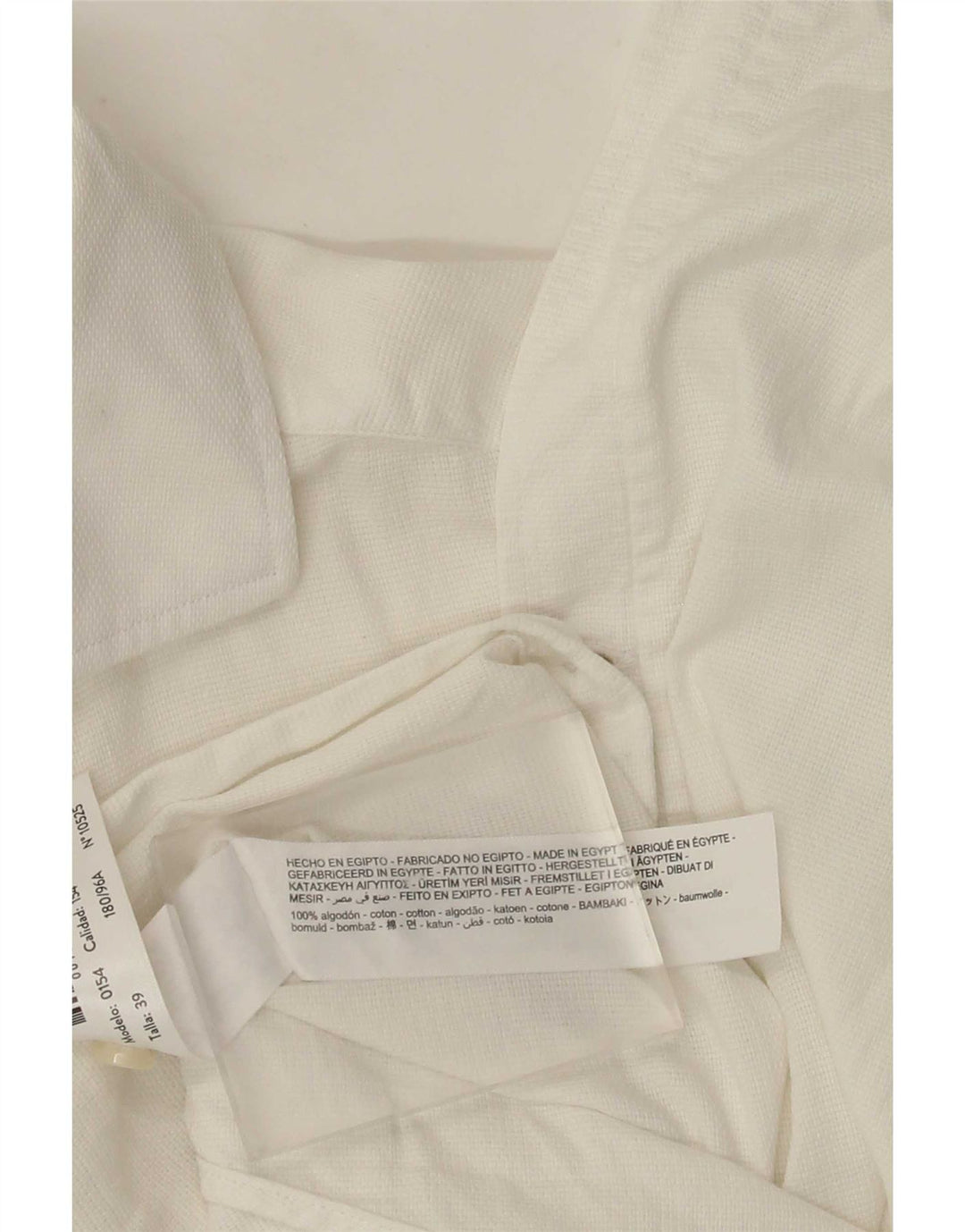 Massimo Dutti Herreskjorte str. 39 Medium Hvid Bomuld