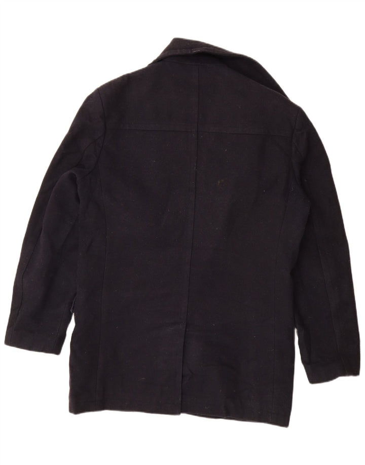 FRANSK FORBINDELSE Herre Dobbeltradet Frakke UK 40 Large Navy Blue