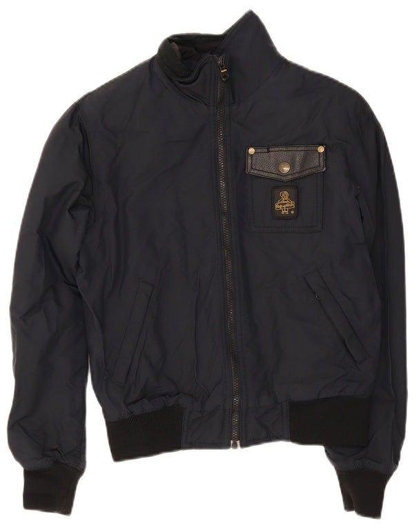 Refrigiwear Boys Bomber Jacket 11-12 år Navy Blue Nylon