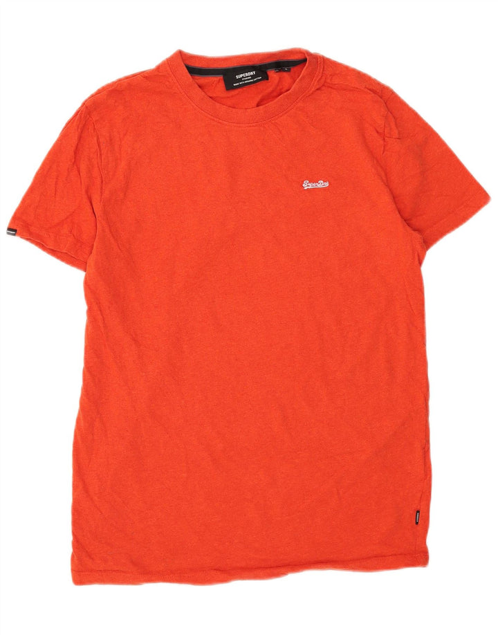 Superdry T-shirt top til mænd, lille rød bomuld