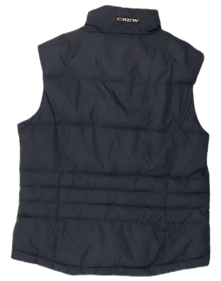 Besætningstøj Dame Polstret Gilet UK 12 Medium Navy Blue Nylon