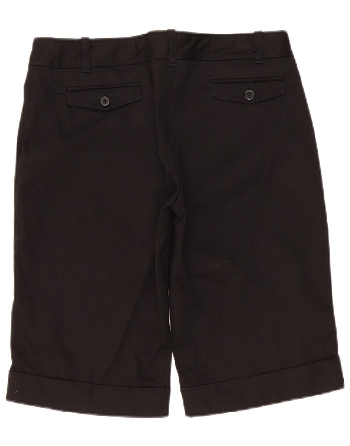 Oasis Womens Casual Shorts UK 12 Medium W34 Black Bomuld
