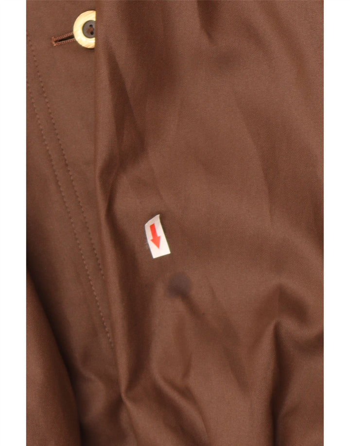 Claude Havrey Dame Trench Coat UK 14 Stor brun polyester