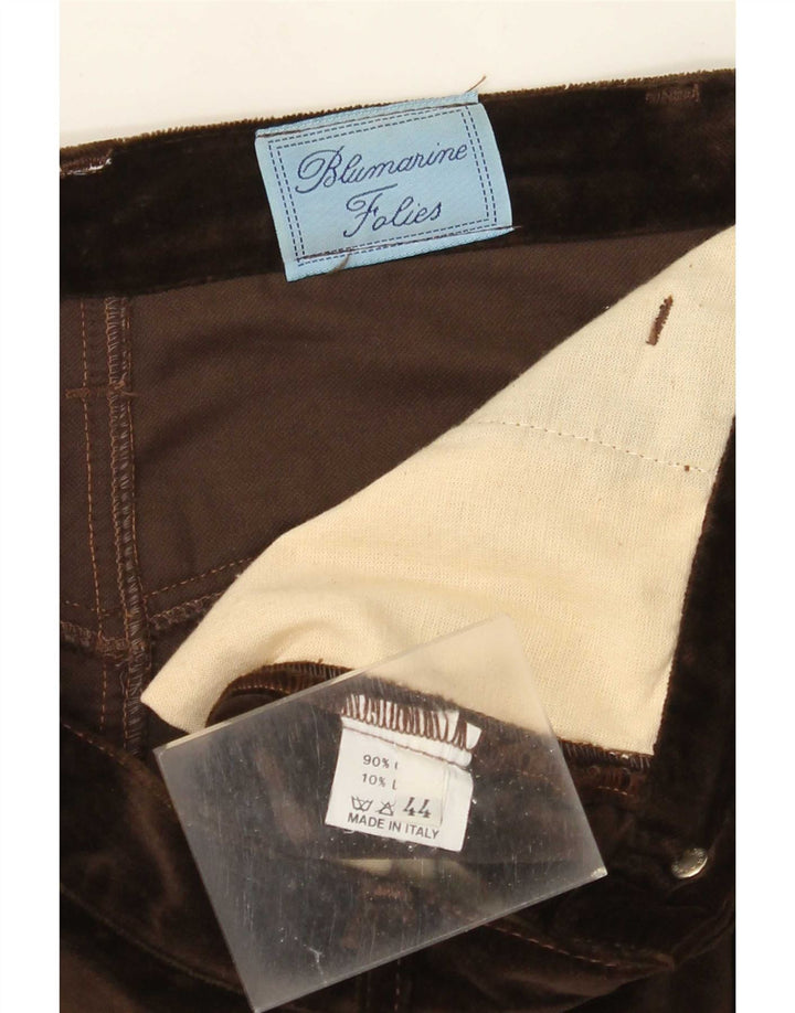 Blumarine Pencil Nederdel til kvinder IT 44 Medium W28 Brun Bomuld