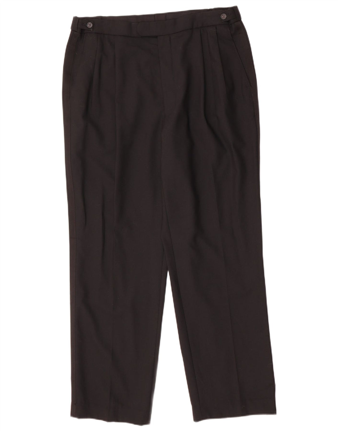 Marks & Spencer Herre Pegged Suit Bukser W36 L31 Sort Uld