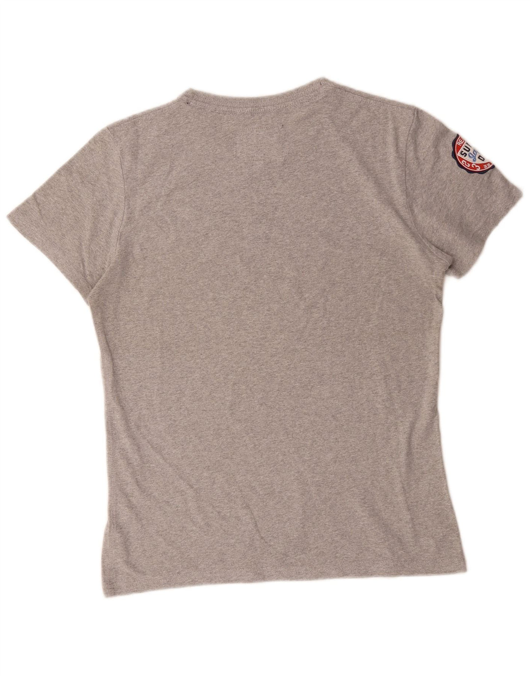 Superdry Herre grafisk T-shirt Top mellemgrå bomuld