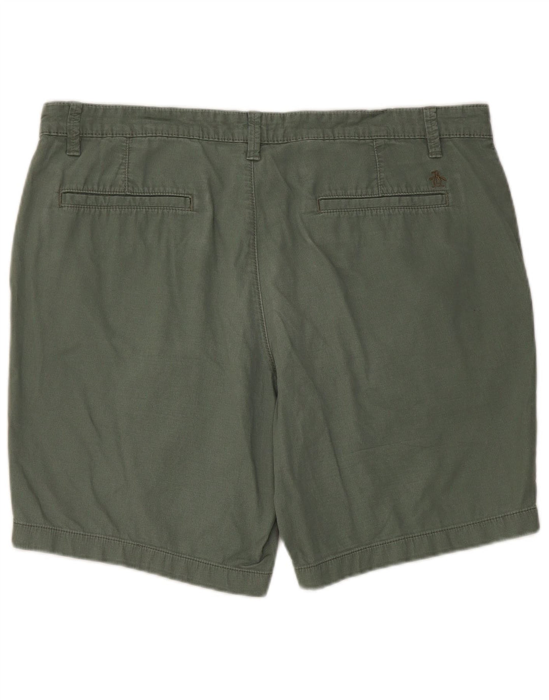 Penguin Herre Chino Shorts W36 Stor Grøn Bomuld
