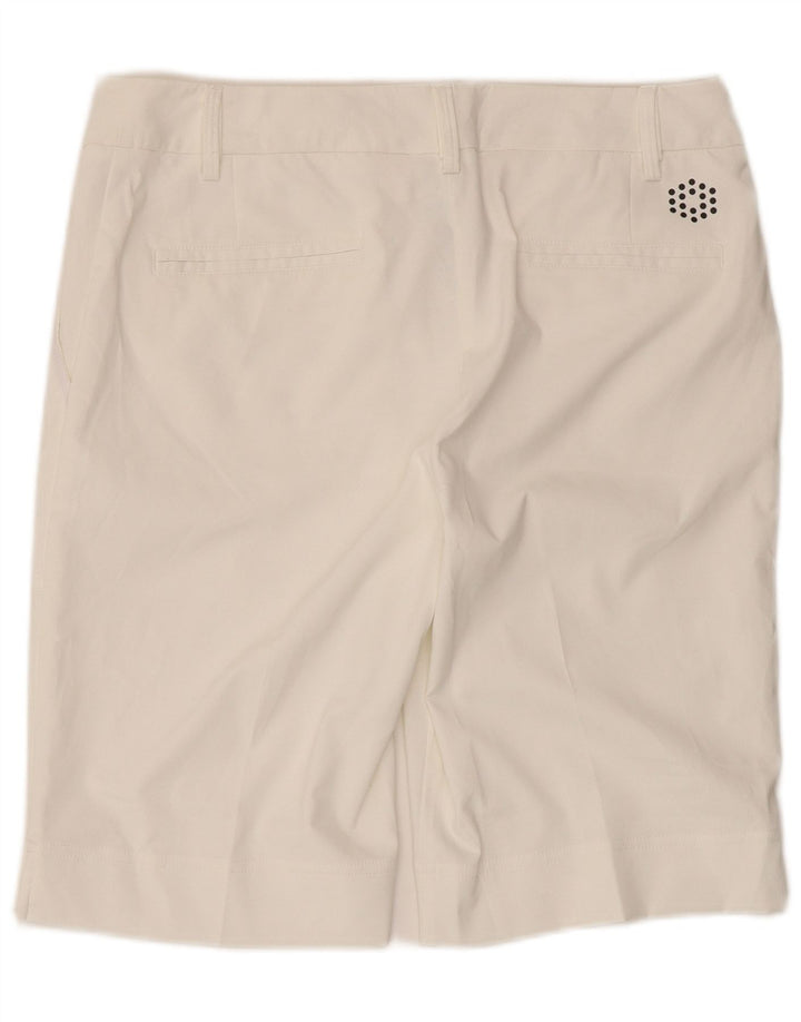 Puma Chino Shorts til kvinder UK 12 Medium W34 White Polyester