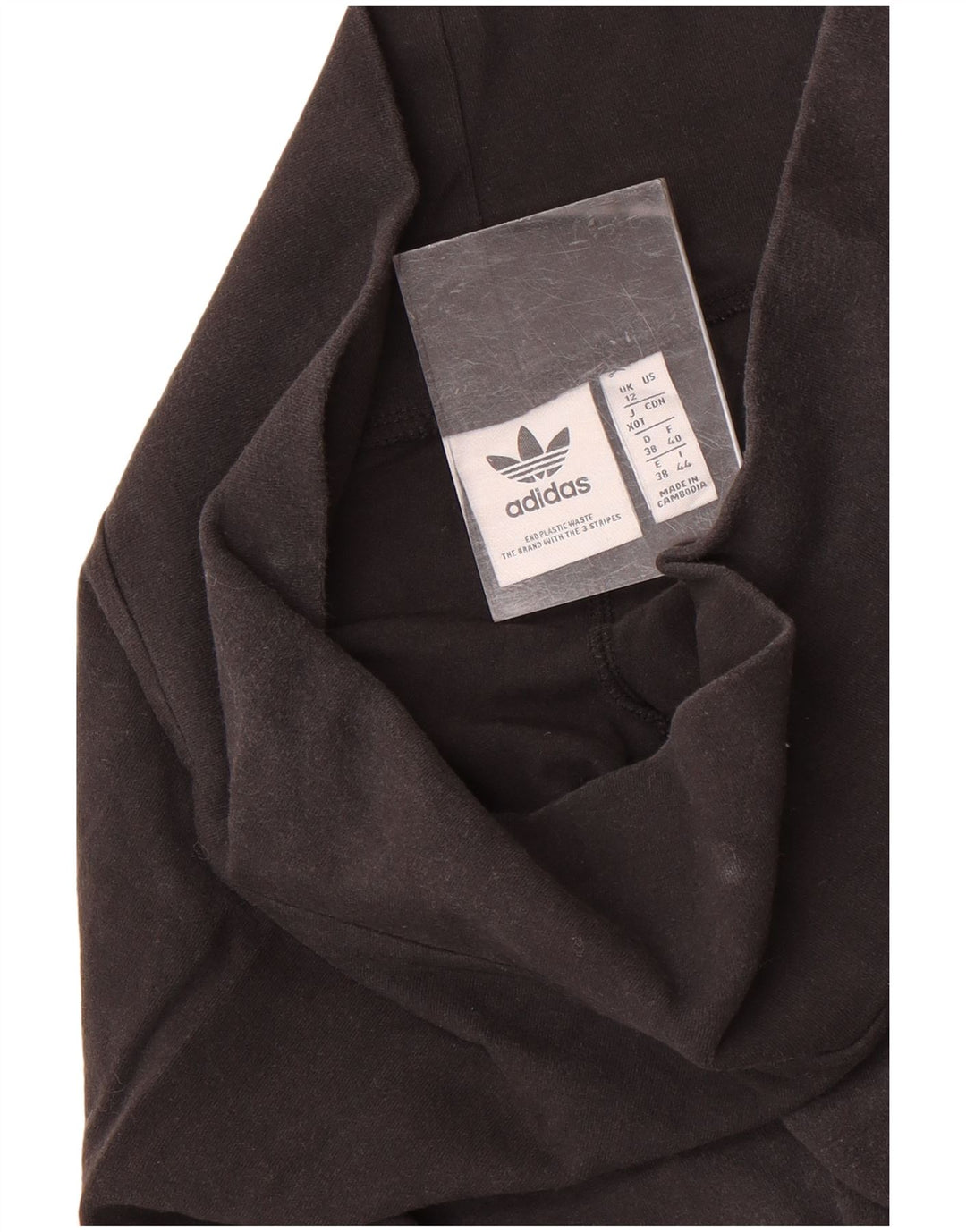 ADIDAS Dame Leggings UK 12 Medium Sort