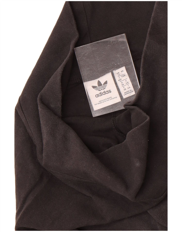ADIDAS Dame Leggings UK 12 Medium Sort
