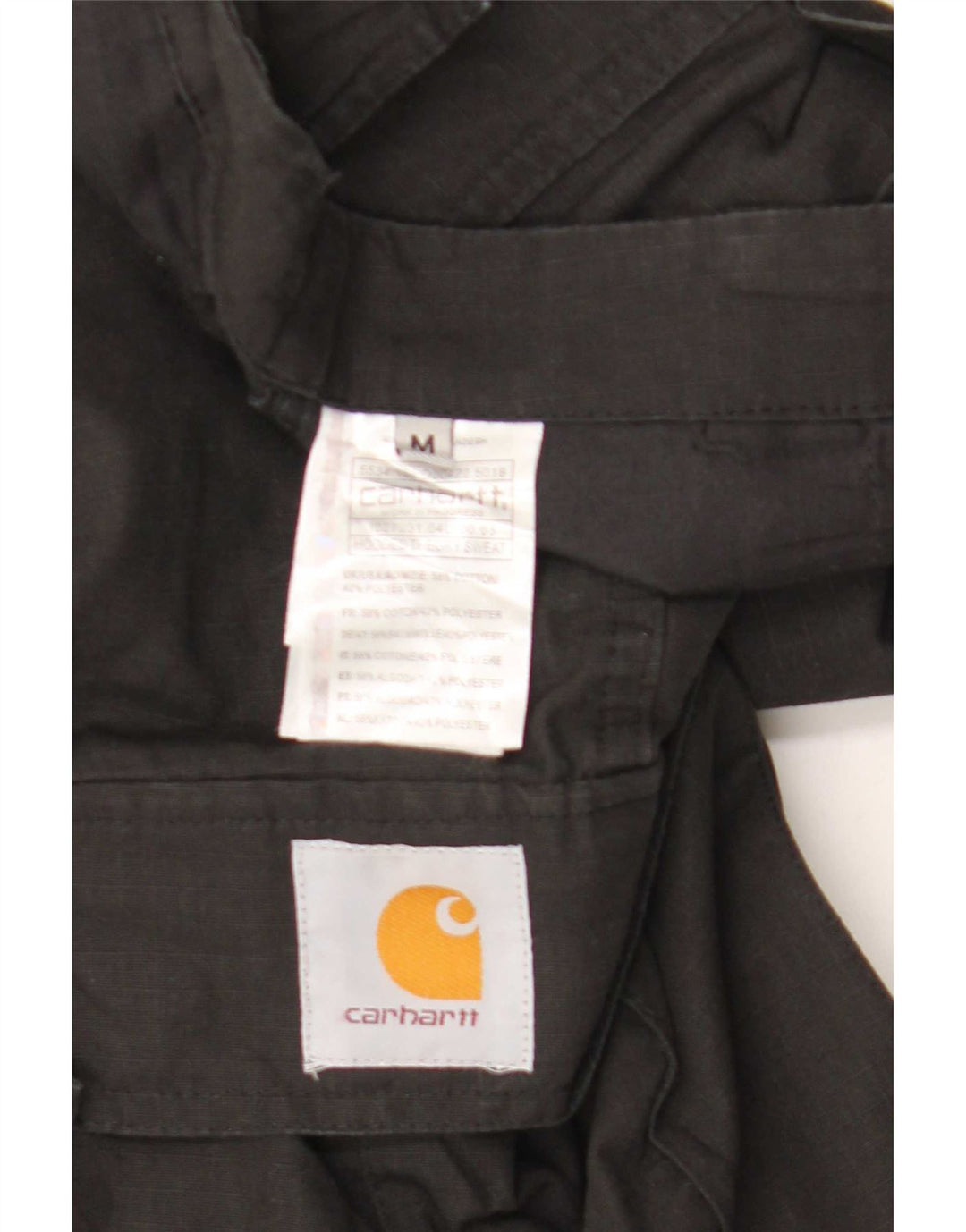 Carhartt Herre Straight Cargo Bukser Medium W32 L29 Sort Bomuld
