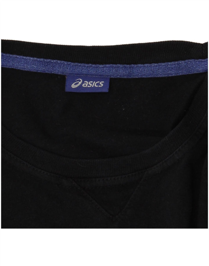 Asics Herre T-Shirt Top 3XL Sort Bomuld