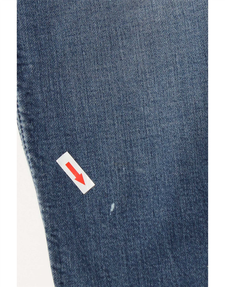 Armani Herre Distressed Slim Jeans W34 L34 Blå Bomuld