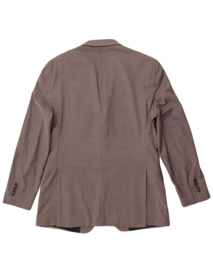 Tommy Hilfiger Herre Longline 2-knaps blazerjakke EU 42 XL Grå Uld