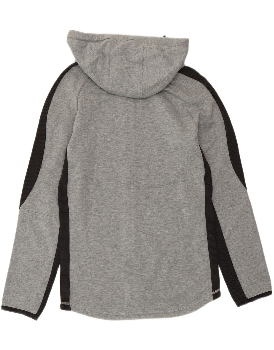 PUMA Hættetrøje med lynlås til mænd Small Grå Colourblock Bomuld