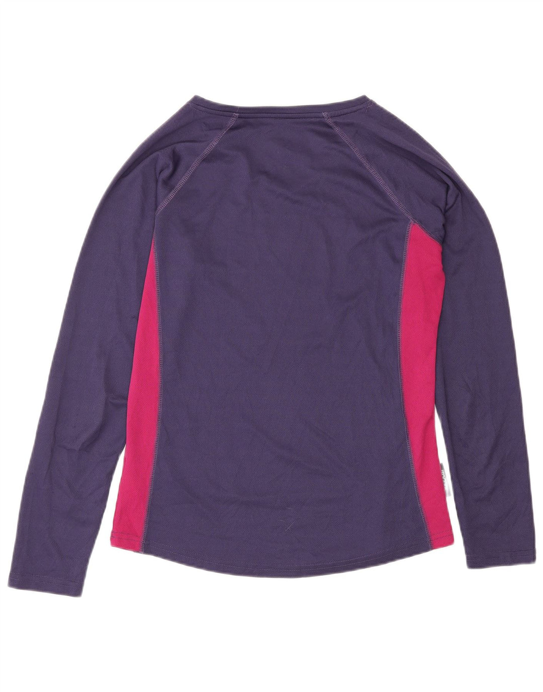 Mountain Warehouse Dame Top Langærmet UK 12 Medium Lilla Colourblock