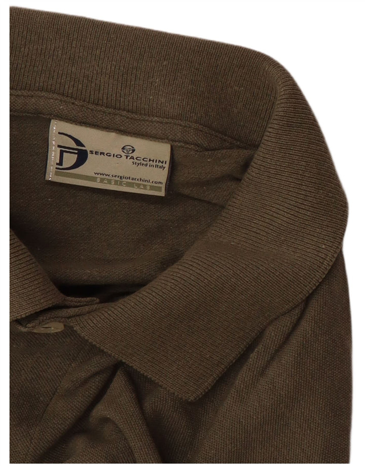 Sergio Tacchini Herre Polo Shirt Large Khaki