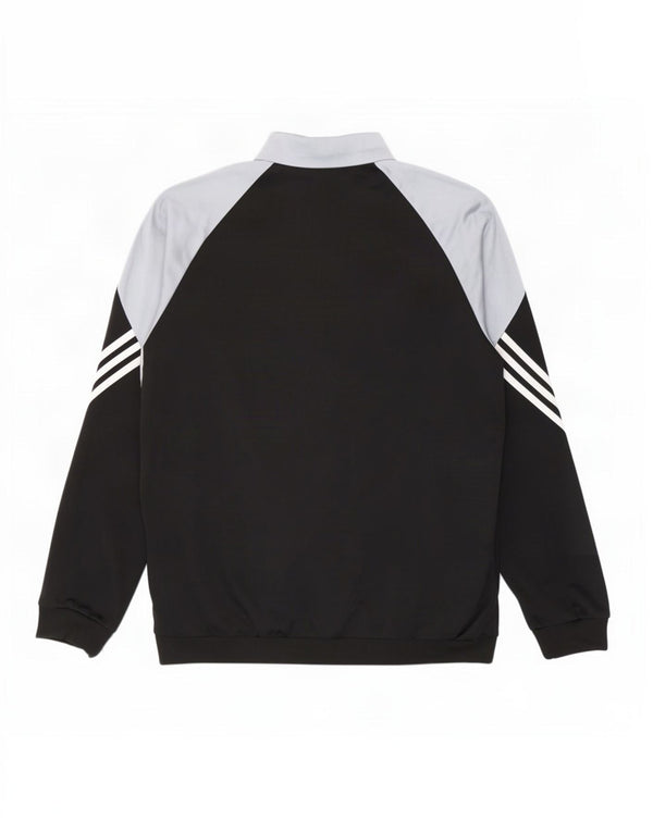 Adidas Træningsdragt til mænd Topjakke Stor Sort Colourblock Polyester