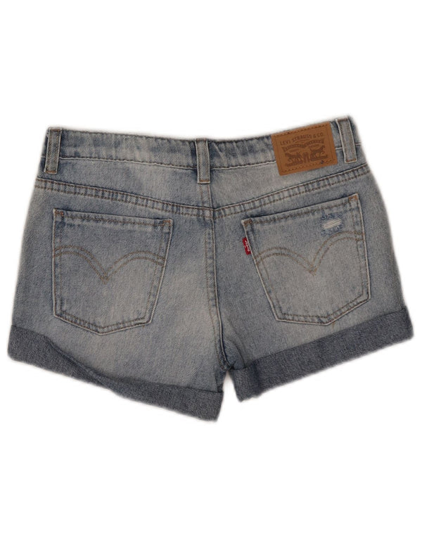 Levi's Girlfriend Distressed denimshorts 9-10 år W25 Blue Cotton