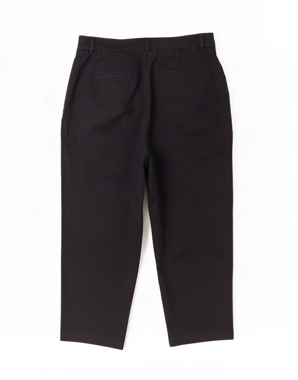 Marks & Spencer, højtaljede cropped bukser til kvinder UK 16 Large W34 L25 Black