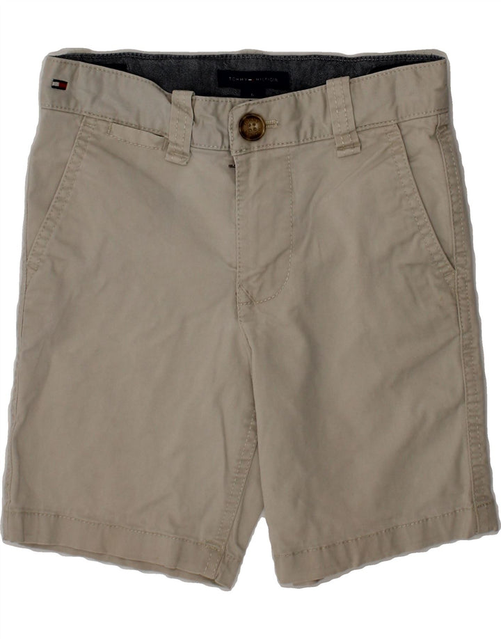 TOMMY HILFIGER Boys Chino Shorts 5-6 Years W22  Grey Vintage Tommy Hilfiger and Second-Hand Tommy Hilfiger from Messina Hembry 