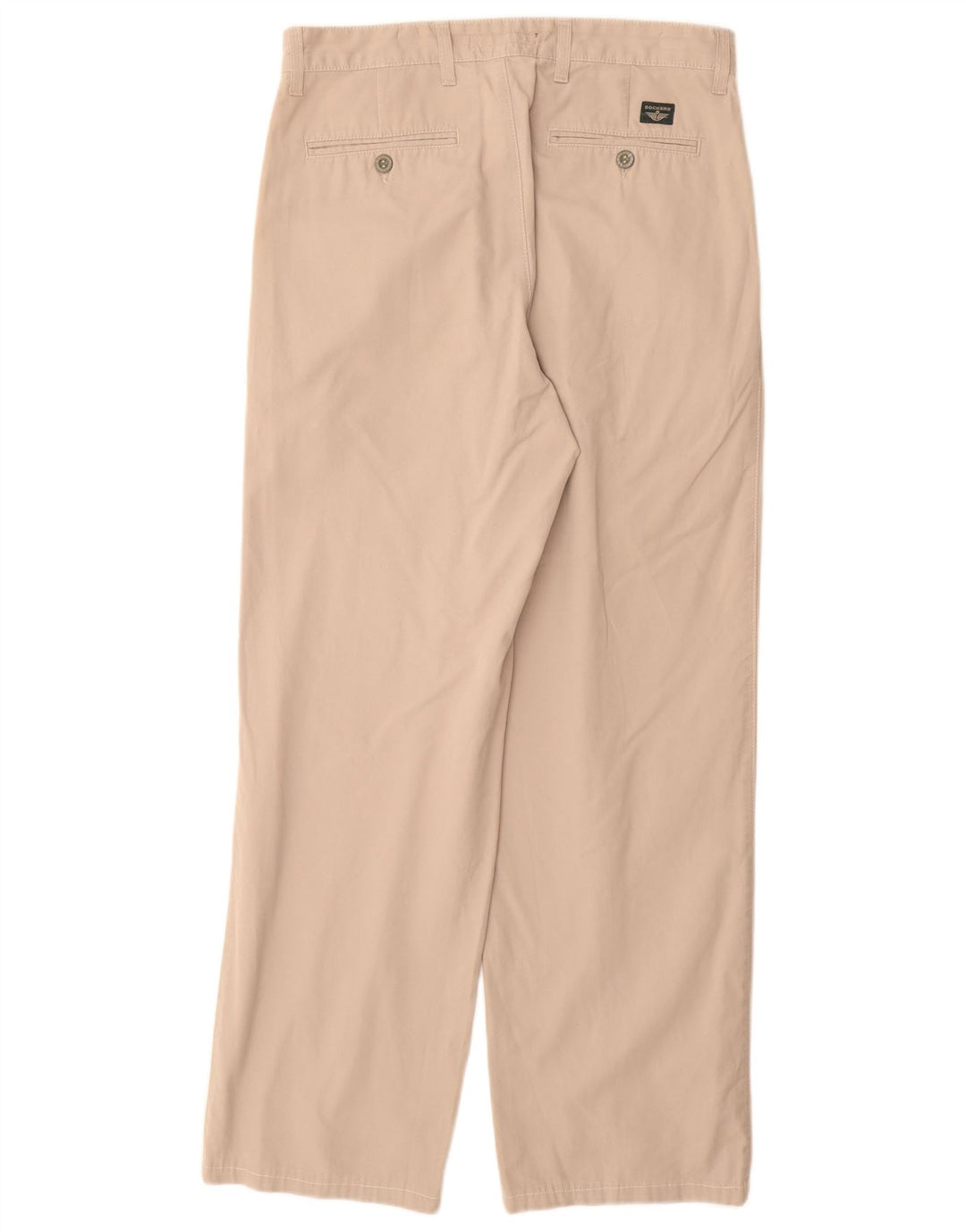 DOCKERS Herre Pegged Chino Bukser W33 L30 Beige Bomuld