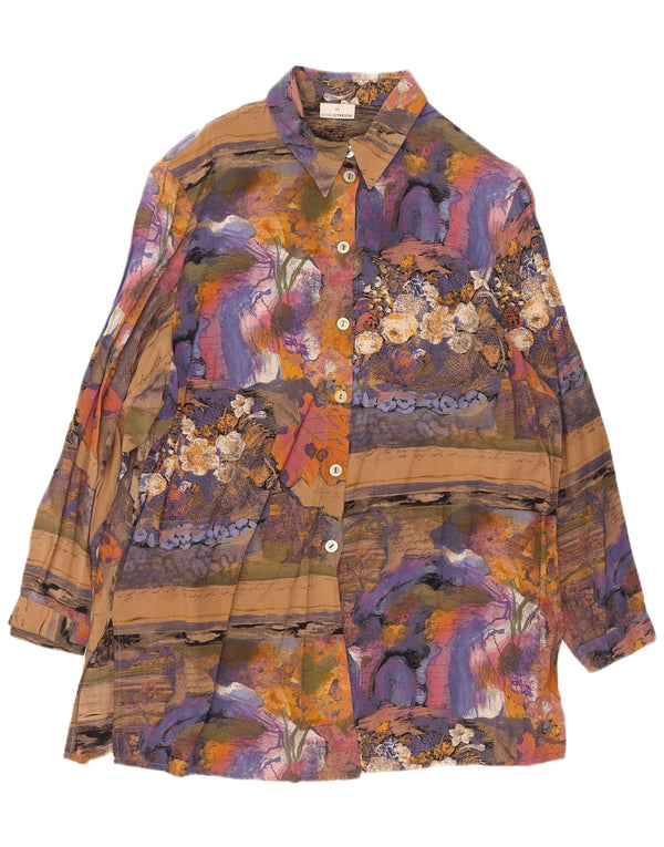Doris Streich Dameskjorte EU 48 2XL Flerfarvet Patchwork