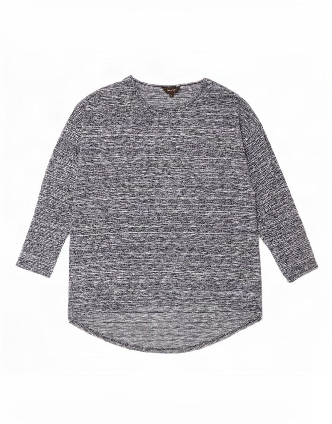 Phase Eight Dame Top Langærmet UK 12 Medium Grey Flecked Viscose