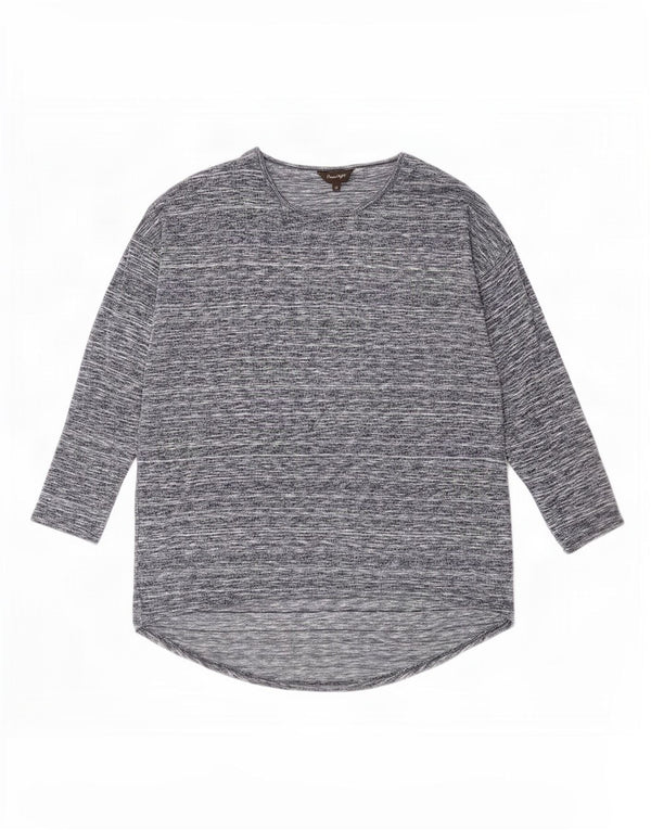 Phase Eight Dame Top Langærmet UK 12 Medium Grey Flecked Viscose