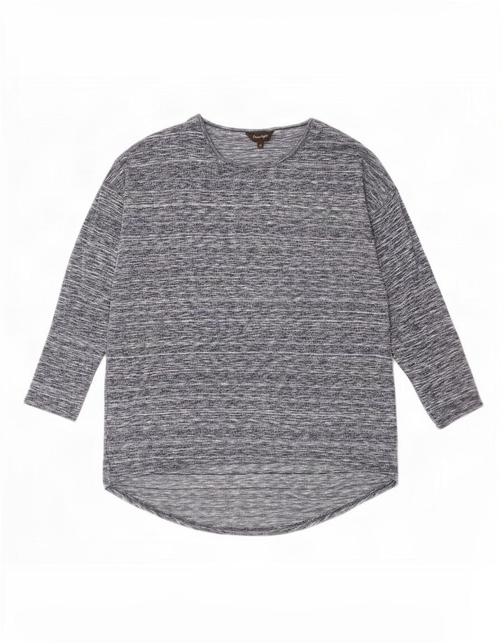 Phase Eight Dame Top Langærmet UK 12 Medium Grey Flecked Viscose