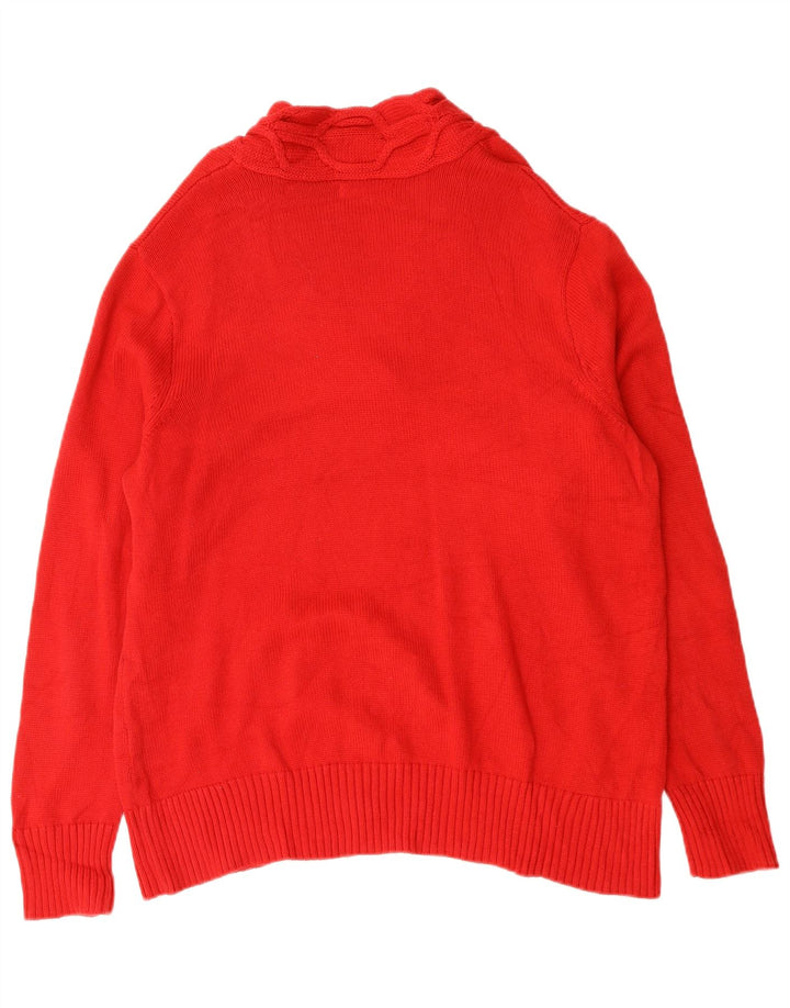CHAPS Dame V-hals sweater UK 18 XL Rød Bomuld