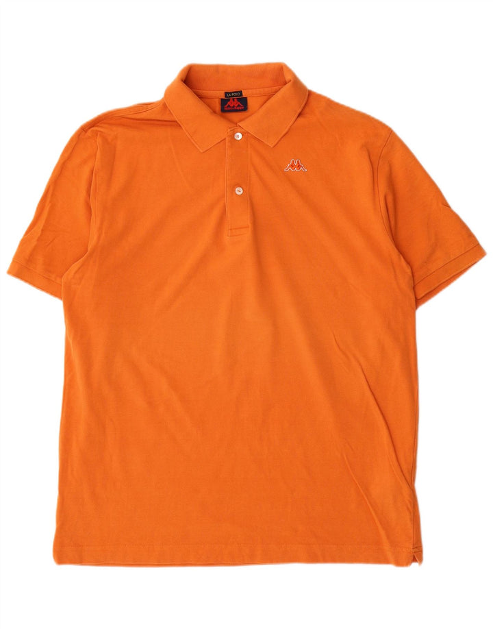 KAPPA herre poloshirt stor orange bomuld