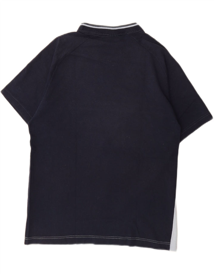 CHAMPION Mens T-Shirt Top Medium Navy Blue Colourblock Cotton Vintage Champion and Second-Hand Champion from Messina Hembry 