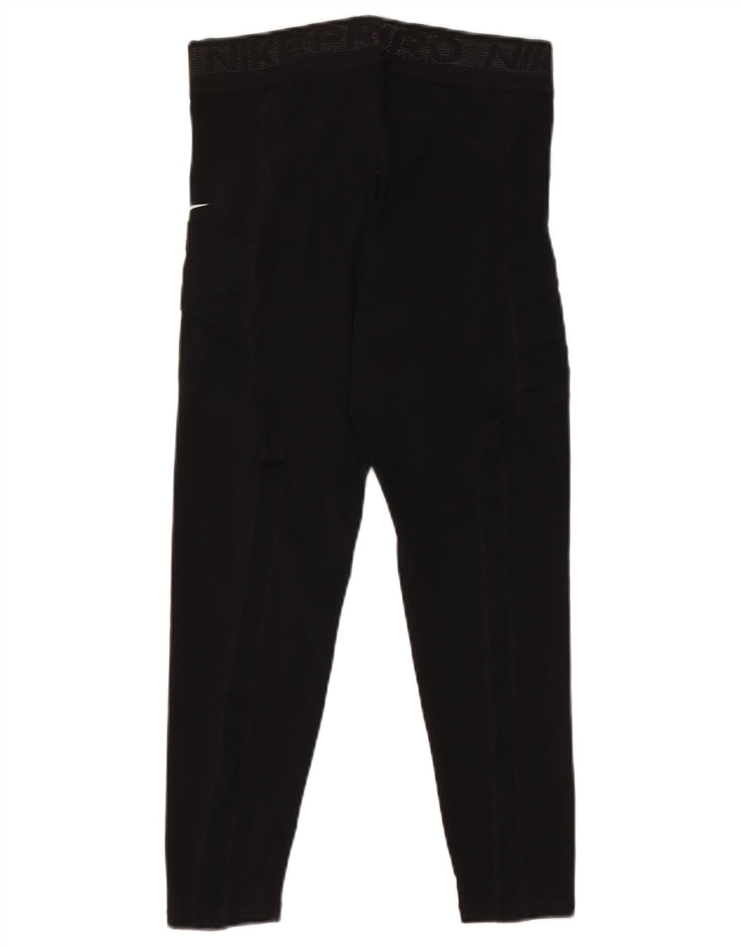Nike Womens Crop Leggings UK 12 Medium Black Polyester