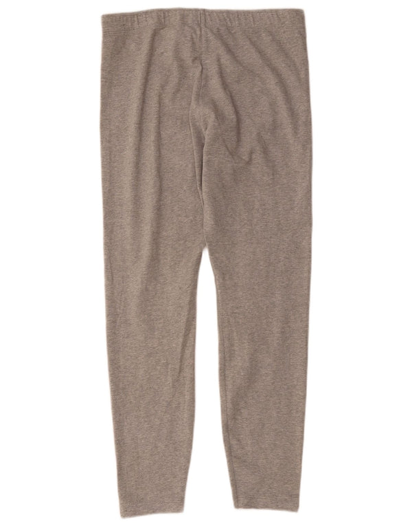 Nike Dame Leggings UK 18 XL Grå Flecked Bomuld