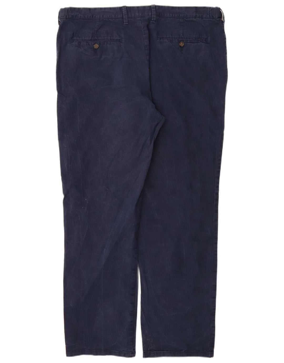 Marks & Spencer Herre Lige Regular Chino Bukser W40 L33 Marineblå