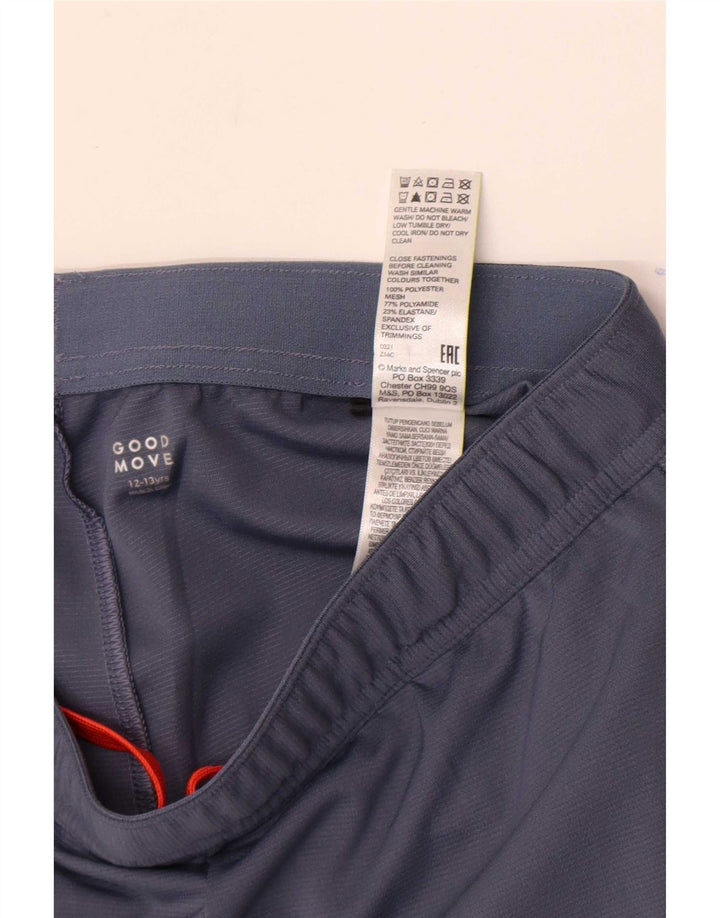 Marks & Spencer Boys Sportsshorts 12-13 år Marineblå polyester