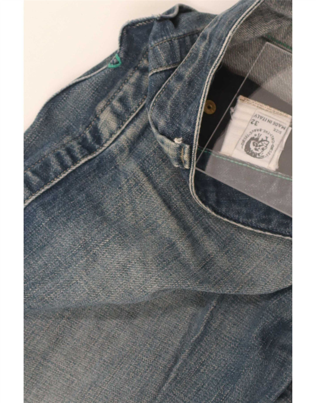 Diesel Dame Denim Shorts W32 Large Blue
